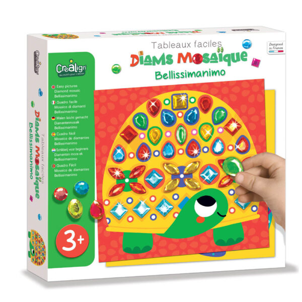 Kreativni set dijamantni mozaik CREALIGN Predivne životinje P5 NETTO
