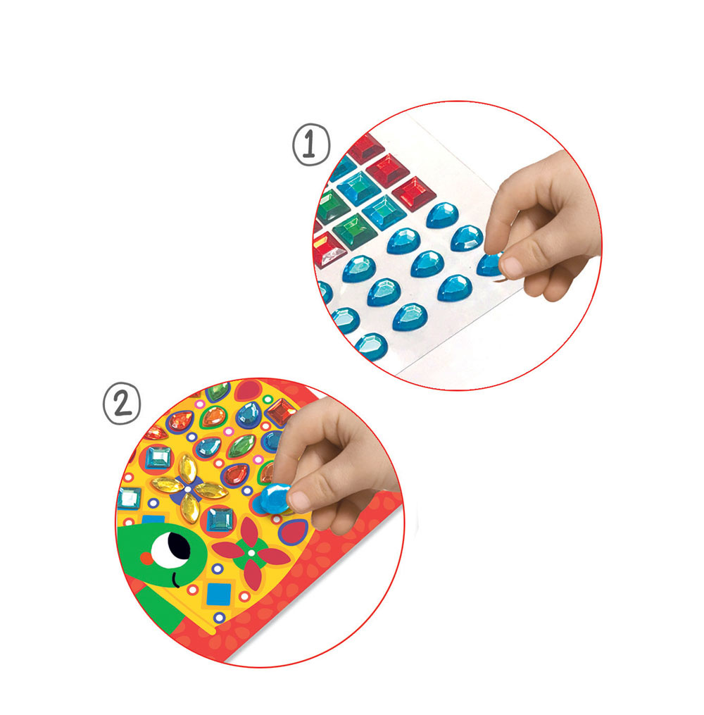 244512-EC Kreativni set dijamantni mozaik CREALIGN Predivne životinje P5