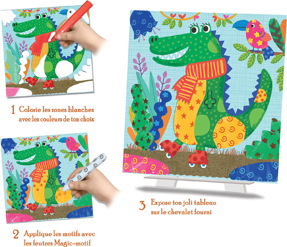 244518-EC Kreativni set čarobne boje CREALIGN Životinje džungle P5