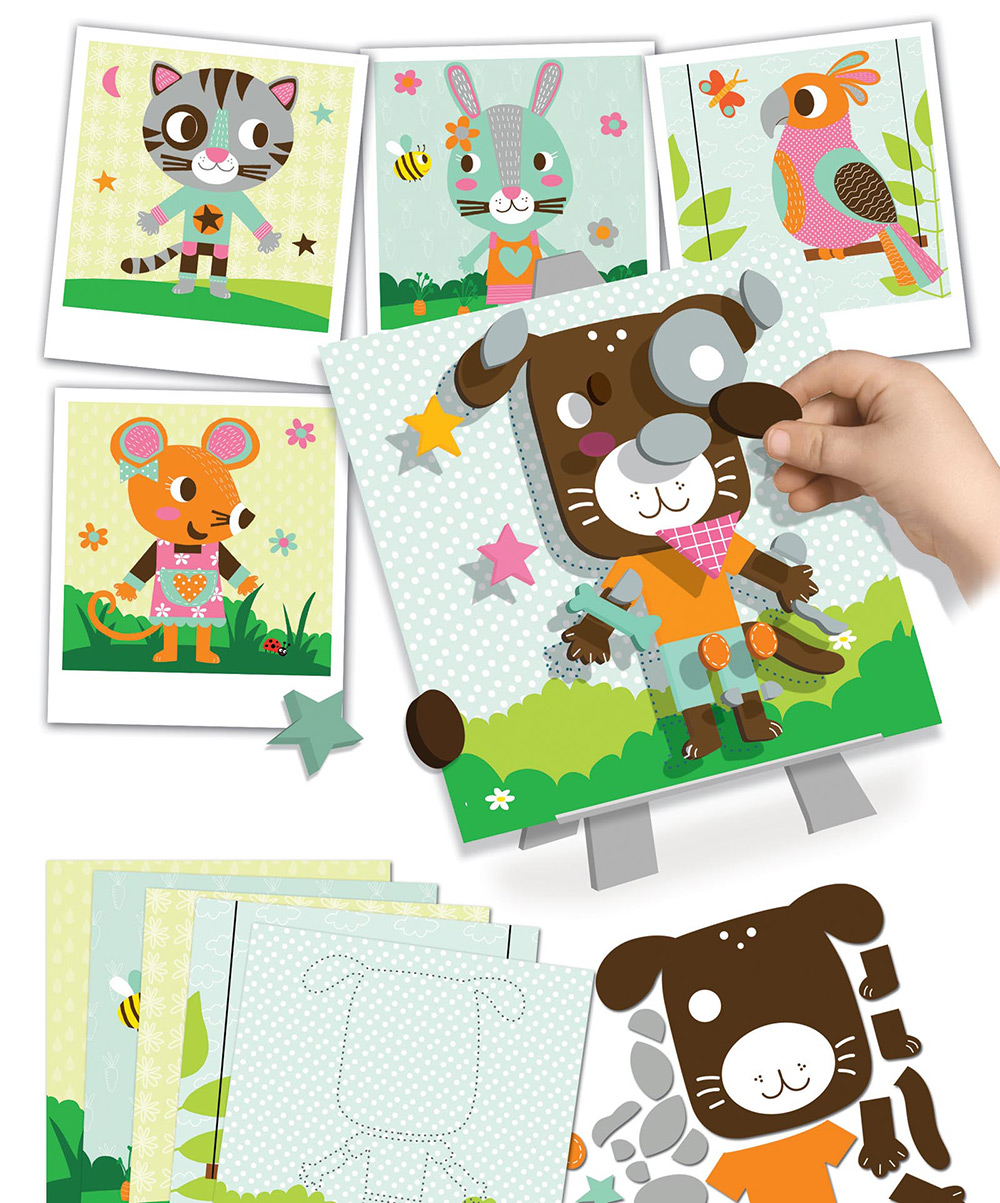 244521-EC Kreativni set reljefni portreti CREALIGN Kućni ljubimci P5