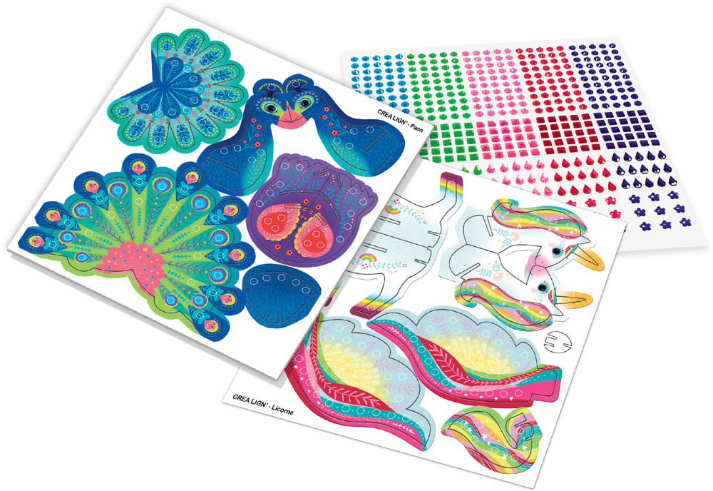 244523-EC Kreativni set 3D dekorativne životinje CREALIGN Fantastični dijamanti P5