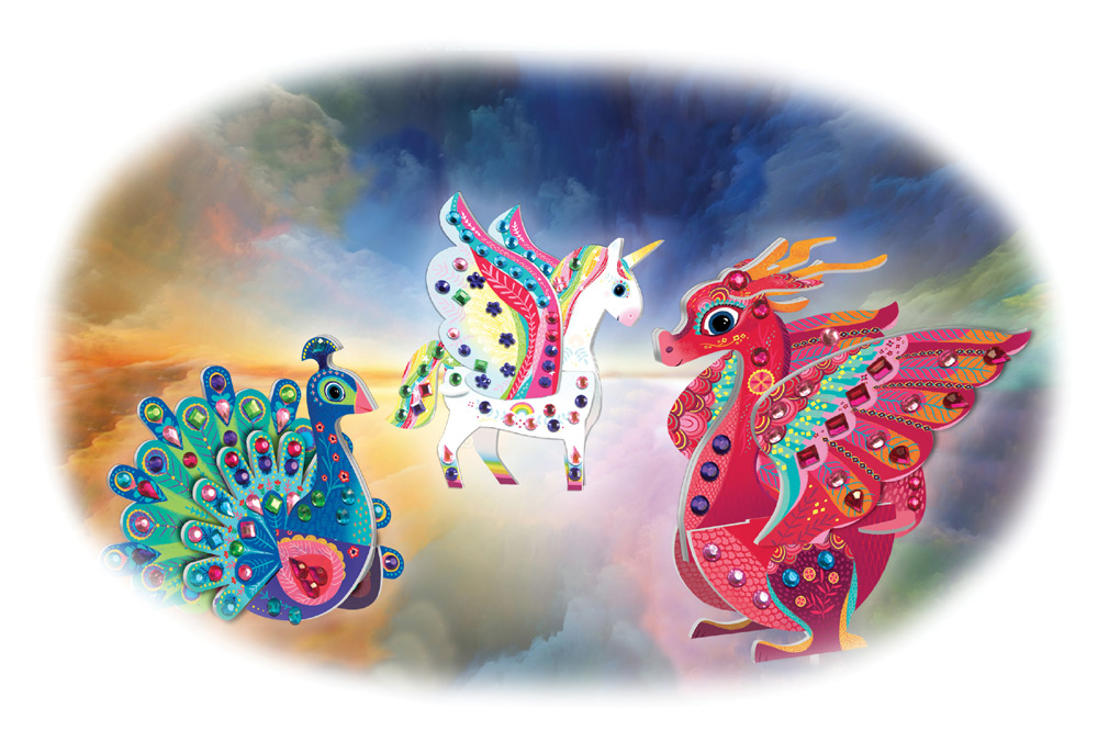 244523-EC Kreativni set 3D dekorativne životinje CREALIGN Fantastični dijamanti P5