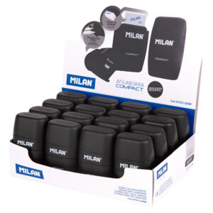 Gumica + šiljilo dvostruko Milan Compact Shadow