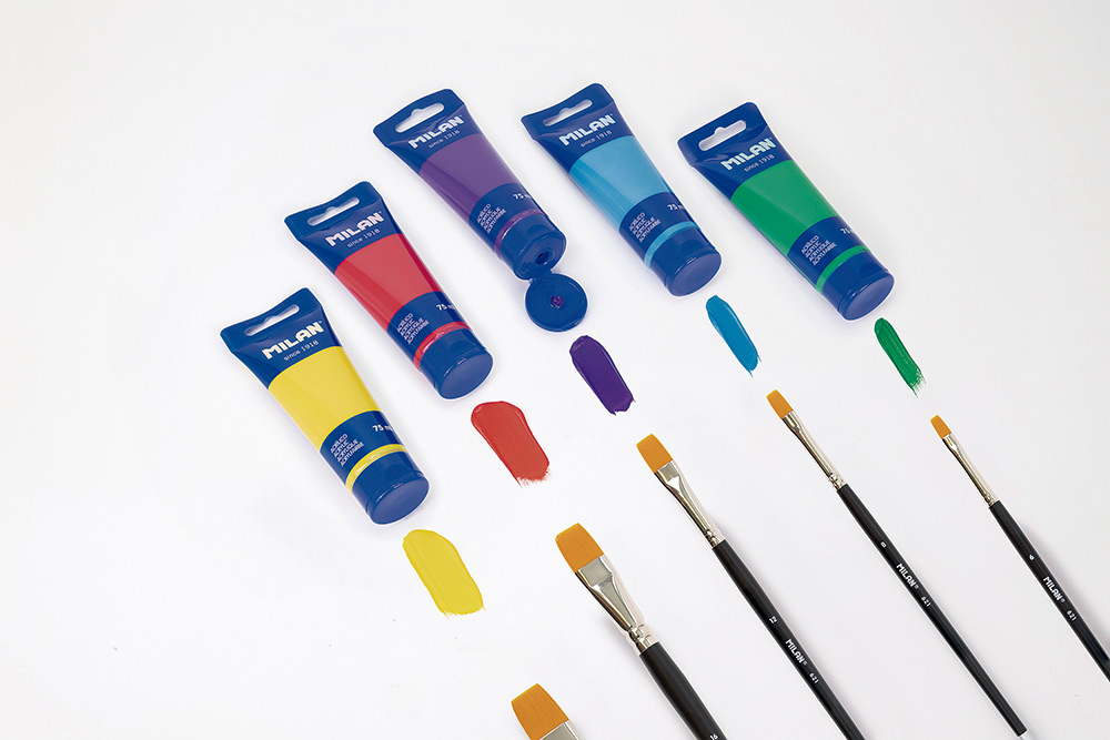 244537-EC Akrilna boja MILAN žuta 75ml tuba P1/6