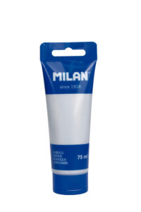 244549-EC Akrilna boja MILAN srebrna 75ml tuba P1/6