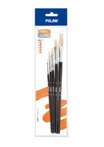 244560-EC Kist MILAN akrilne/uljane boje 5/1 (br.0-4-6-8-12) serija 501 drv.drška P10/200