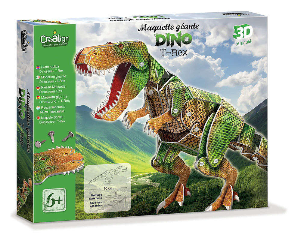 244577-EC Kreativni set 3D maketa CREALIGN T-rex P5