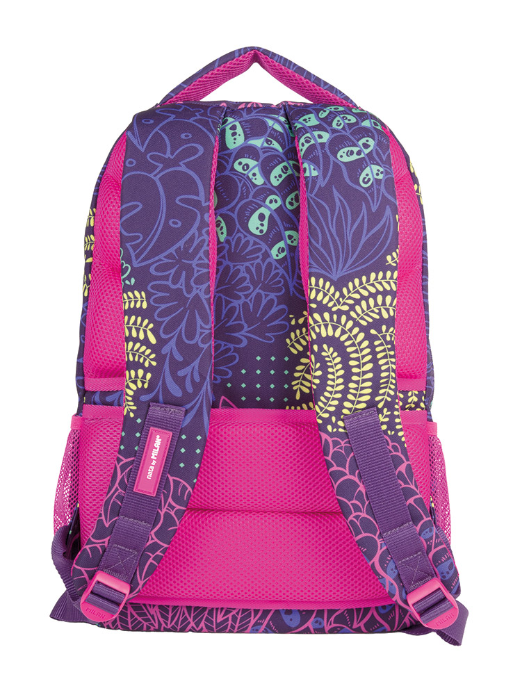 244640-EC Ruksak MILAN Fireflies 2 zipa 21lit 624601FI P5 lila