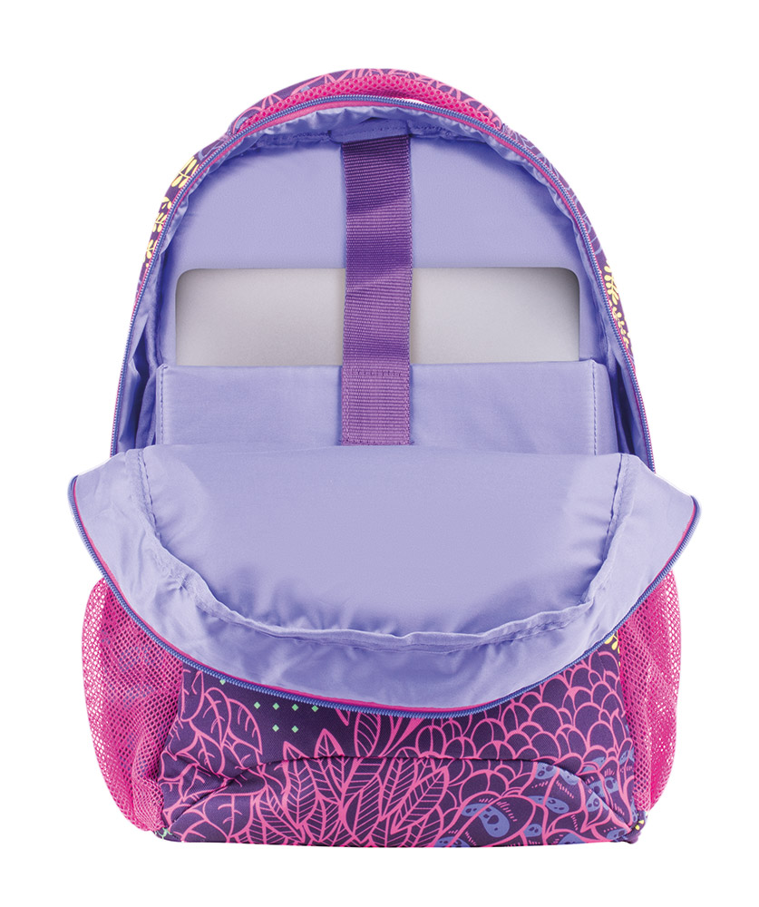 244640-EC Ruksak MILAN Fireflies 2 zipa 21lit 624601FI P5 lila