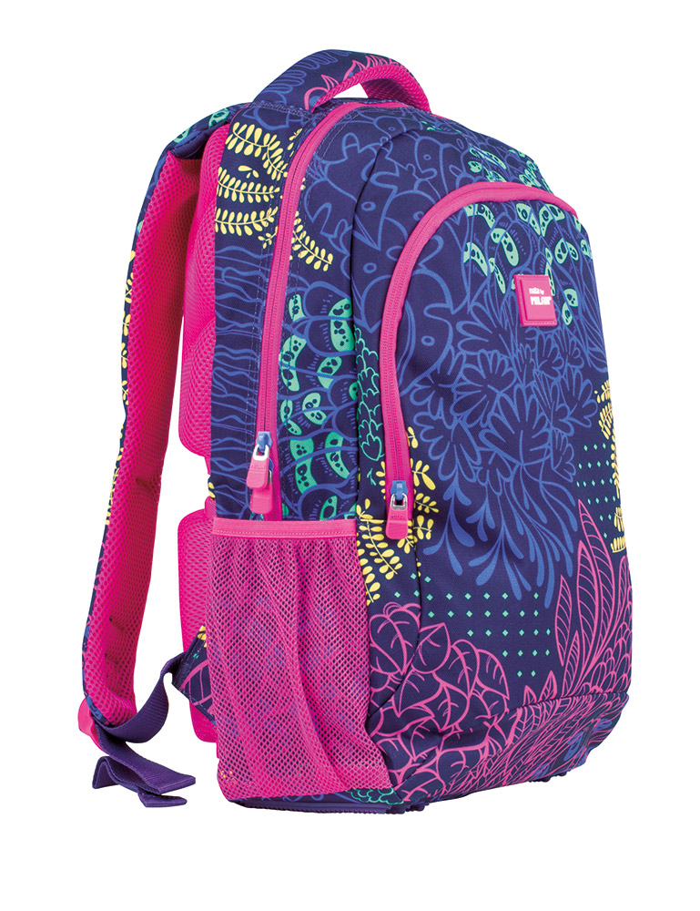 244640-EC Ruksak MILAN Fireflies 2 zipa 21lit 624601FI P5 lila