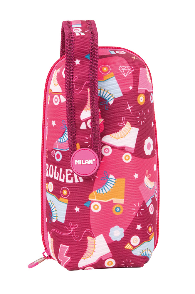 244642-EC Pernica četverostruka sa priborom MILAN Roller roza P12