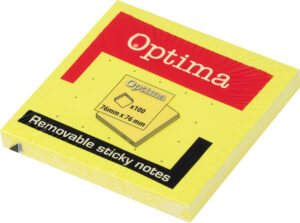 244756-EC Blok samoljepivi 76x76 neon žuti OPTIMA 100L P12/216