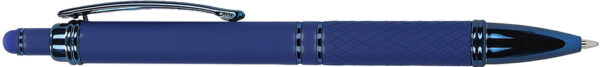 244780-EC Ol.kem.Praga Rubber metalna, touch screen vrh, saten navy plava P50/500