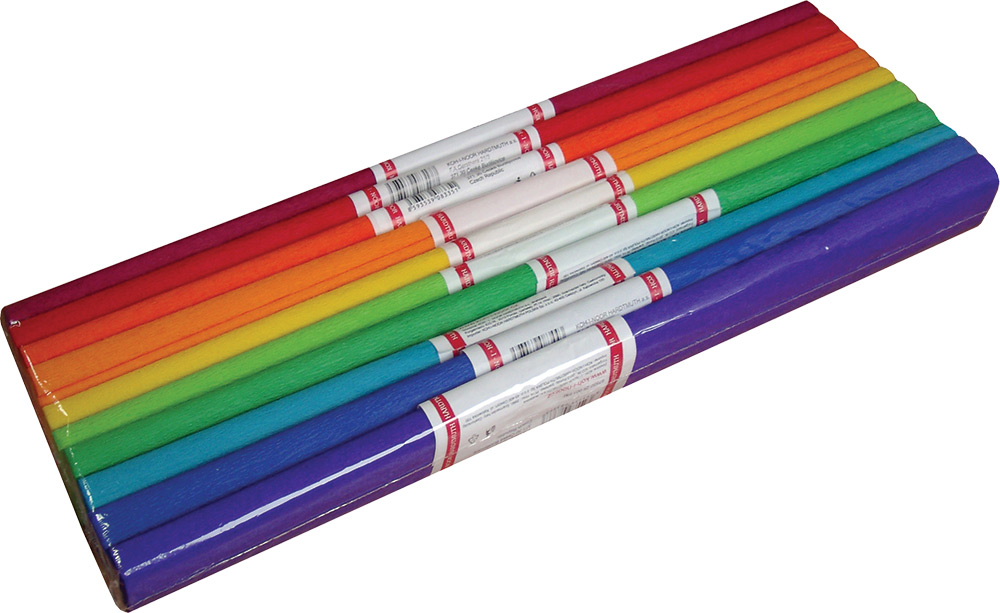 244830-EC Krep papir 42g K-I-N 50x200cm 9755/mix 4 10/1 SET P10/100