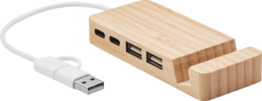 244973-EC Držač za mobitel Hubstand s 4 USB-C/A hub priključka, P100