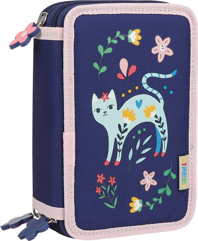 245061-EC Pernica trostruka Street FLOWER SOUL sa priborom P36