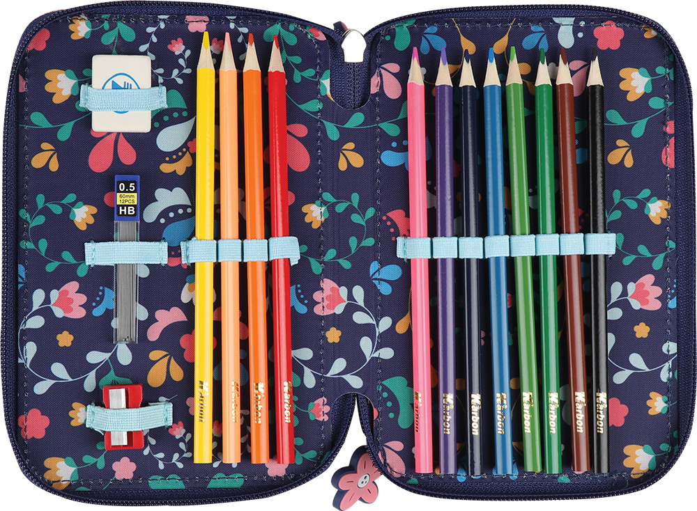 245061-EC Pernica trostruka Street FLOWER SOUL sa priborom P36