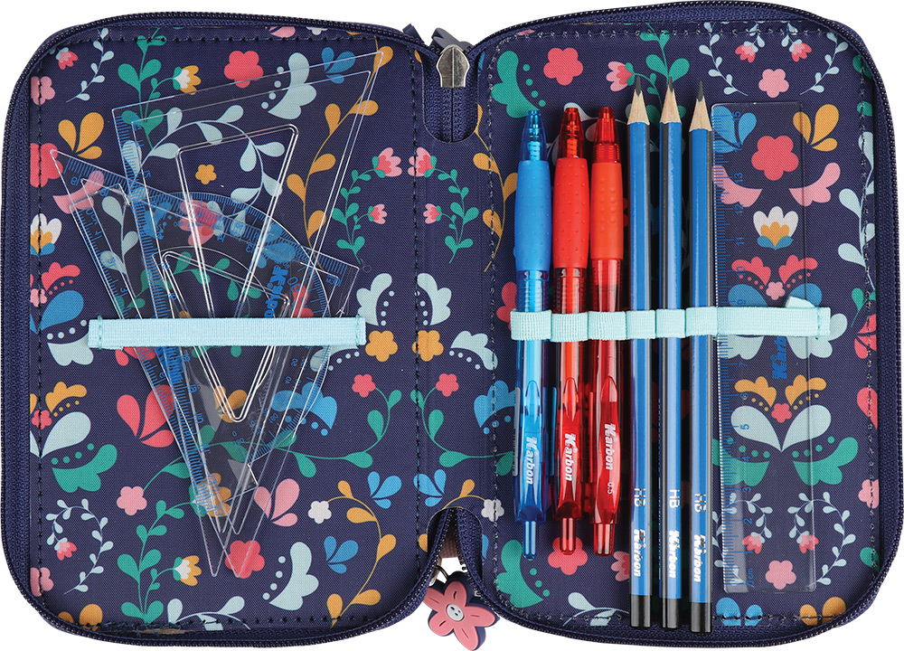 245061-EC Pernica trostruka Street FLOWER SOUL sa priborom P36