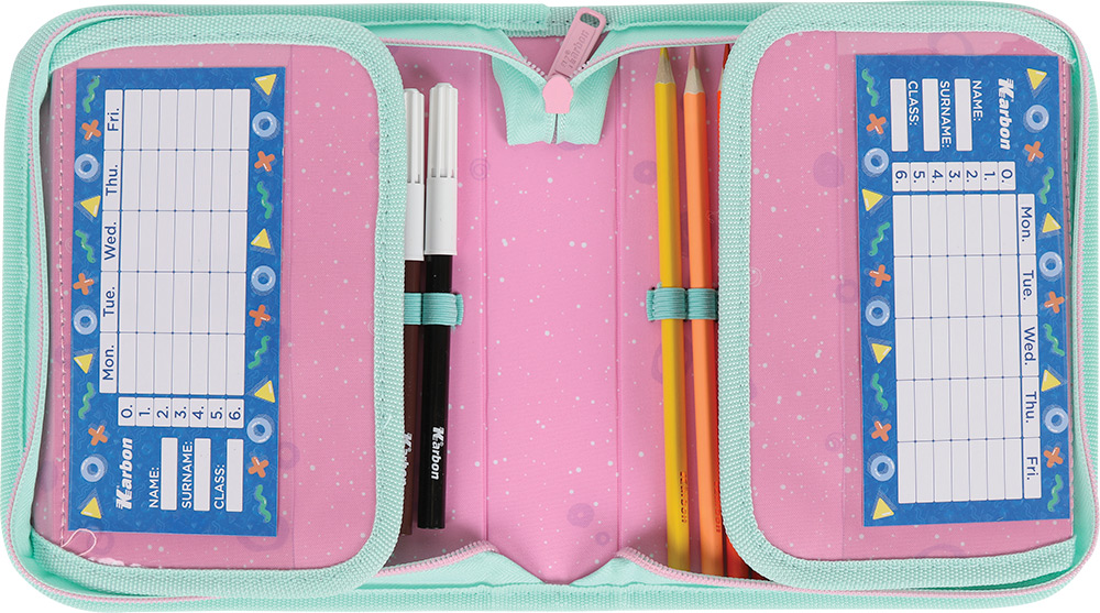 245098-EC Pernica jednostruka 2 preklopa BIG Karbon A GIRL’S WORLD sa priborom P40