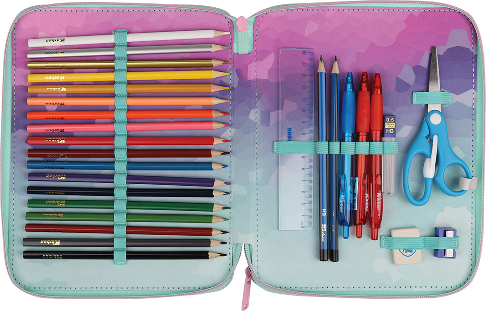 245100-EC Pernica dvostruka BIG Karbon A GIRL’S WORLD sa priborom P20