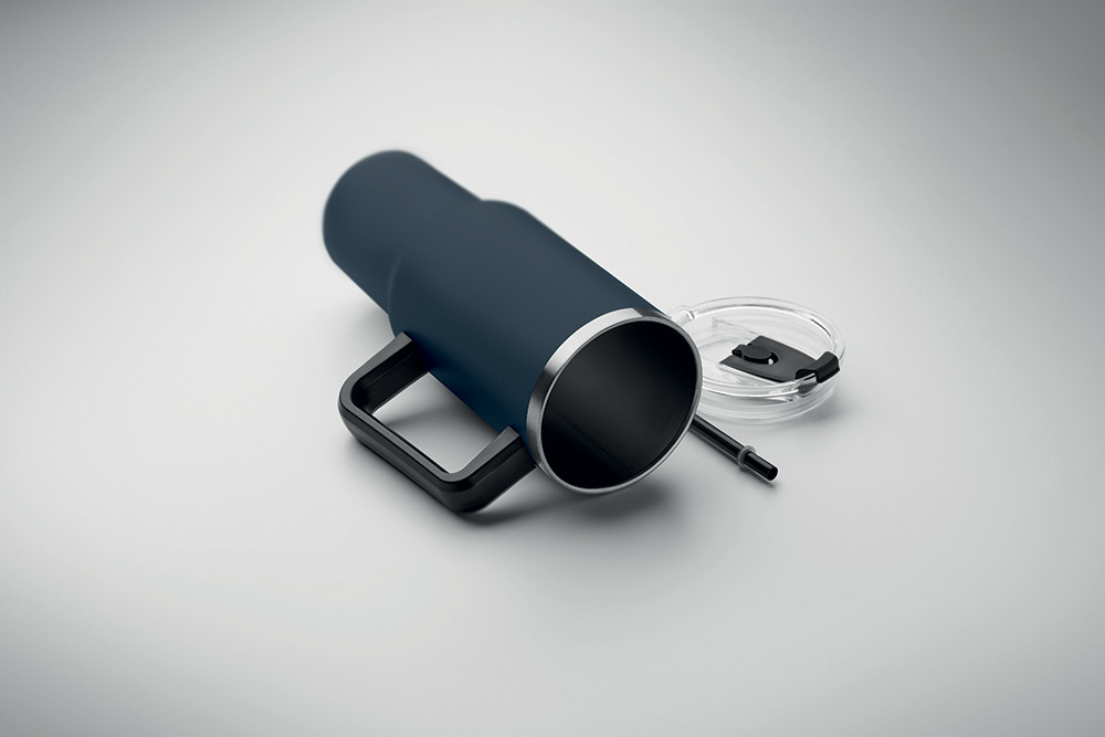 245161-EC Termosica Suma 1200ml sa slamkom french navy plava