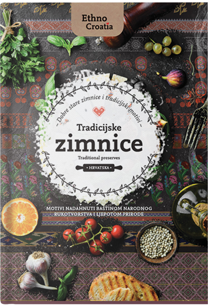 245201-EC Kuharica Ethno Croatia TradicijskeZimnice,HR i EN,20recepata+listovi za bilj,P40