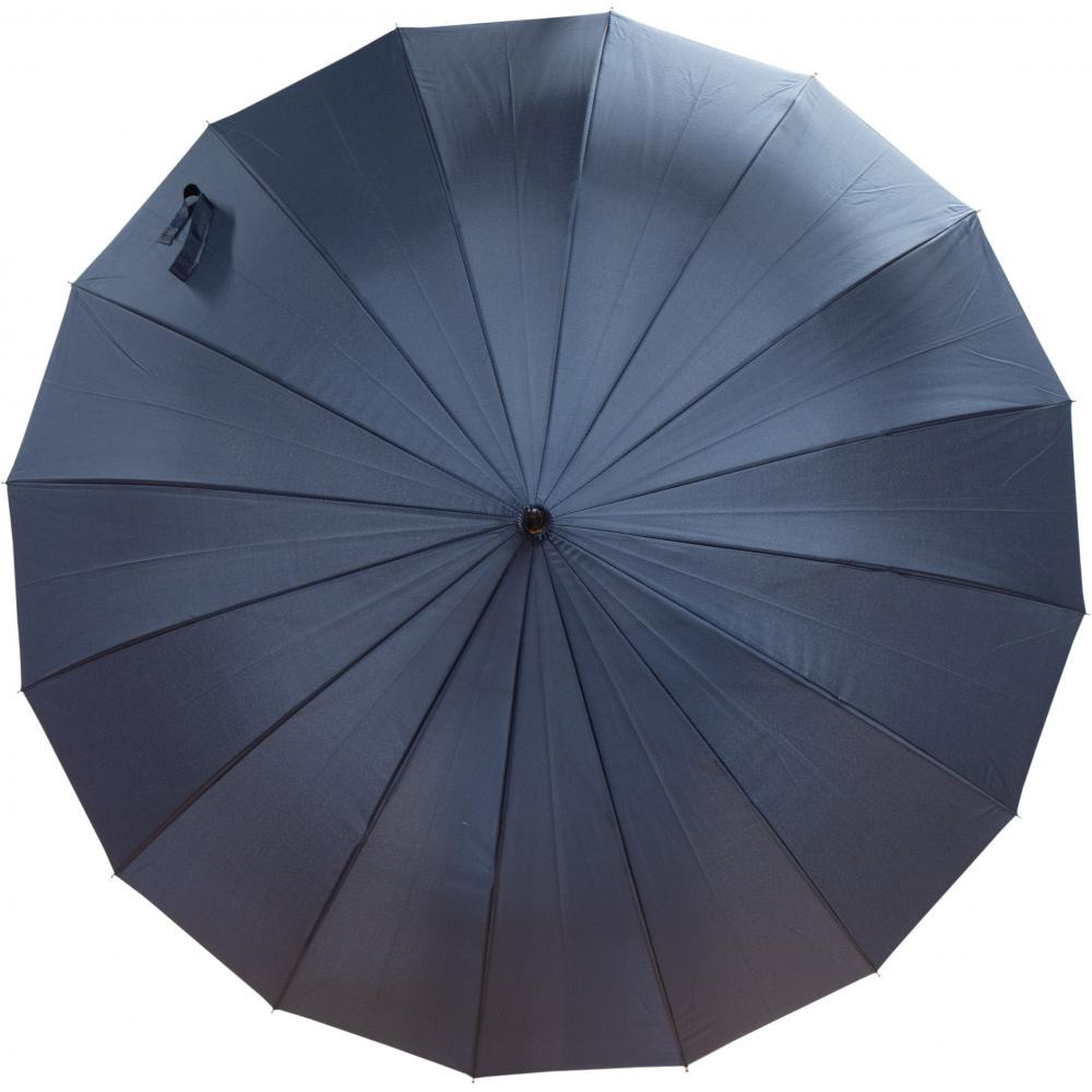 245204-EC Kišobran Astar Black 16-panelni t.plavi PVC drška, aut. P12/48
