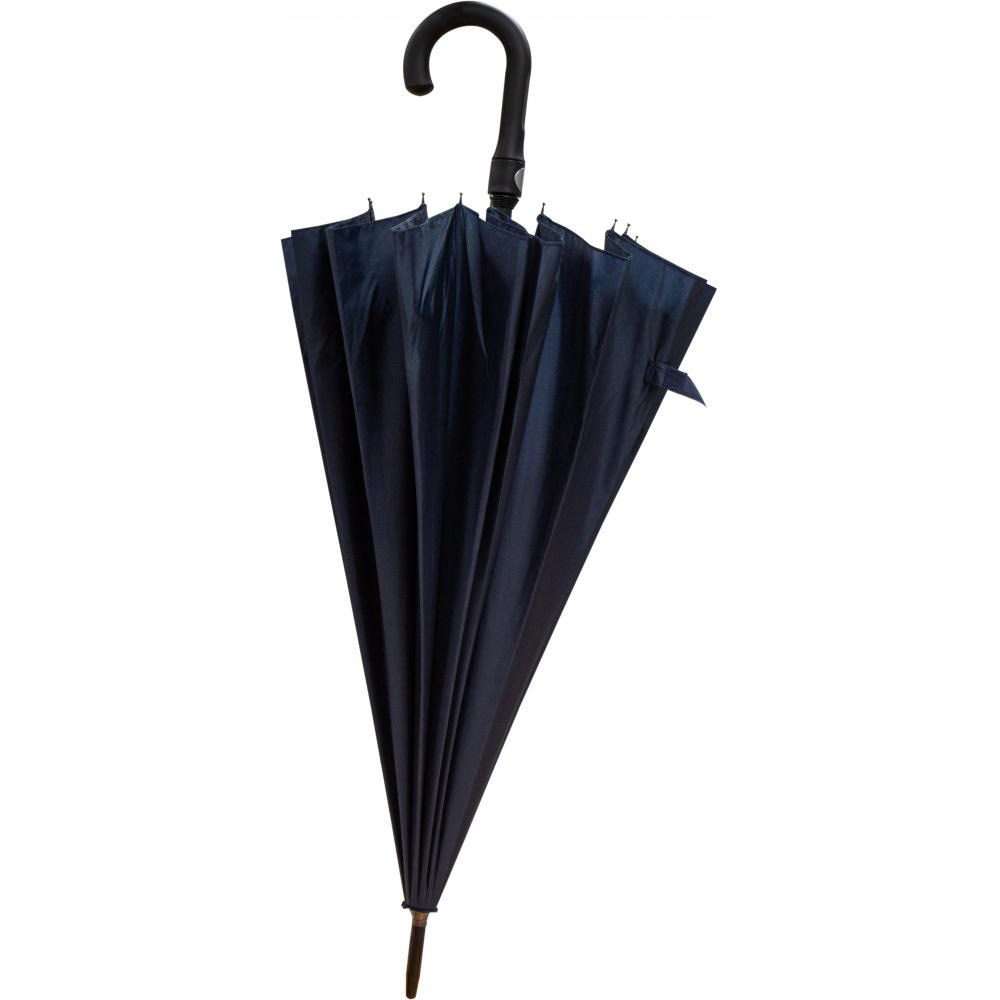 245204-EC Kišobran Astar Black 16-panelni t.plavi PVC drška, aut. P12/48