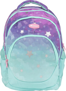 Ruksak 4 zip Shiny Stars Karbon Netto