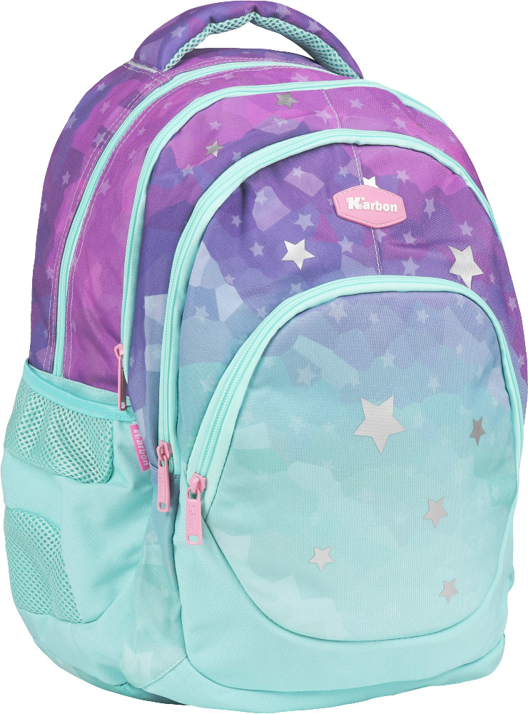 245212-EC Ruksak Karbon 4 ZIP SHINY STARS P10