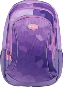 Ruksak 3 zip Violy Karbon Netto