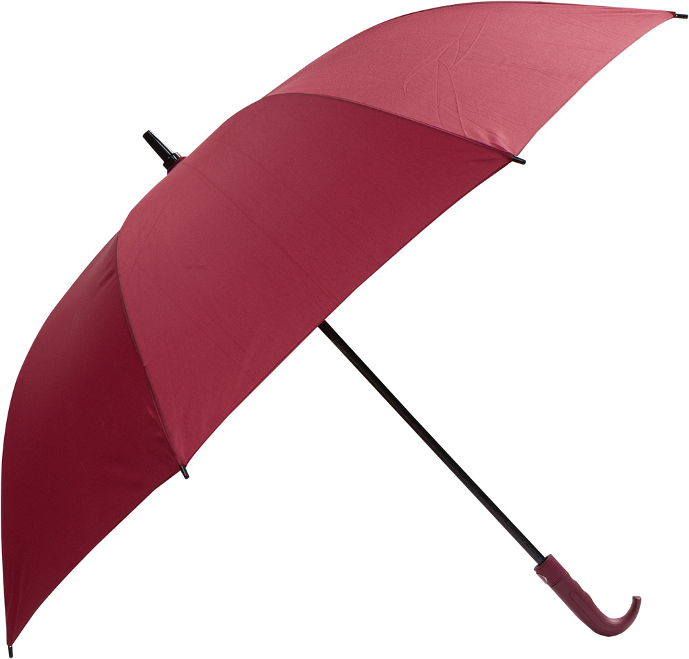 245261-EC Kišobran Ares 8628819 bordo plastična drška, aut. P20/40