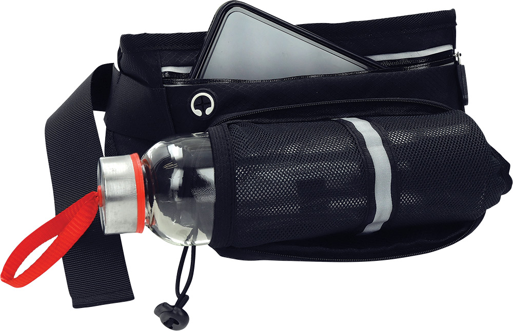 245282-EC Torbica pojasna RUN crna 4095002 P1