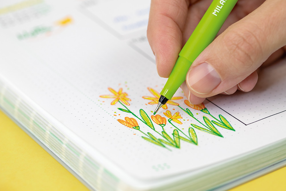 245305-EC Flomaster fineliner MILAN 0,4 SWAY set 10 boja  P50/100