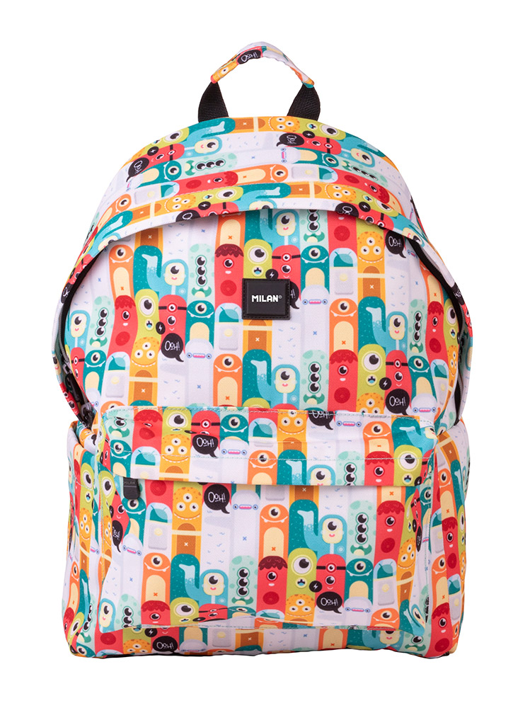 245317-EC Ruksak MILAN urban klasik 2 zipa 22lit Aliens P5