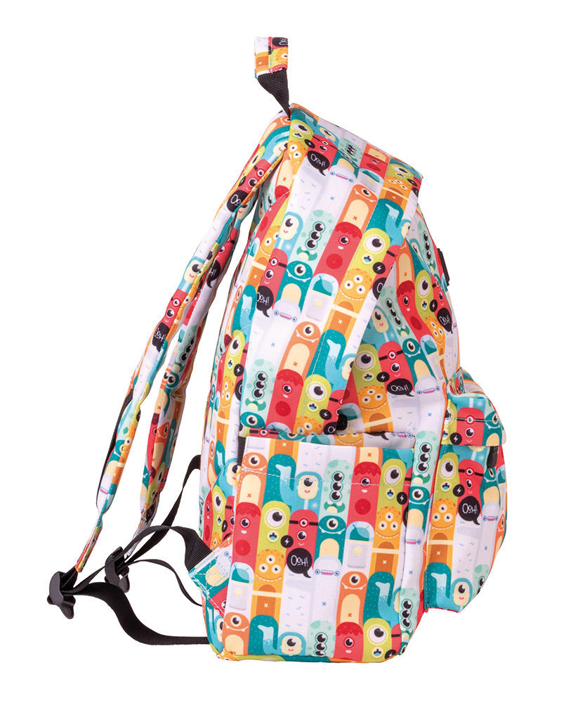 245317-EC Ruksak MILAN urban klasik 2 zipa 22lit Aliens P5