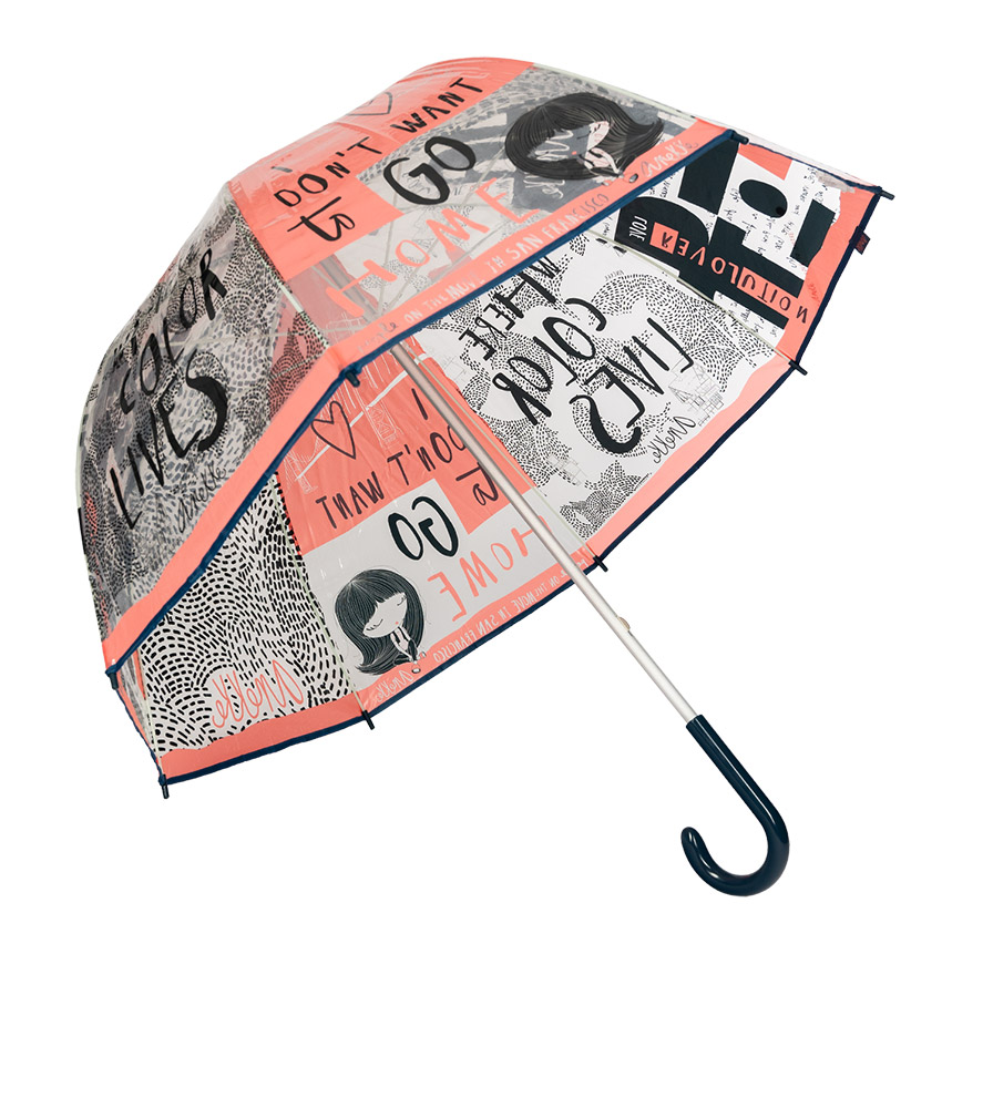 245548-EC Kišobran fashion ANEKKE SSFW24 Sixties vinil dugi 38483-212 P3