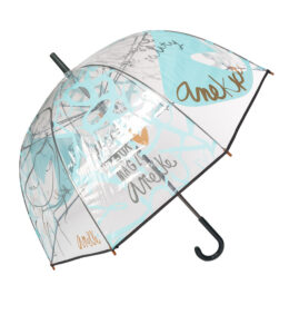 Kišobran fashion ANEKKE SSFW24 Heartbeat vinil dugi 39473-214 P3 NETTO