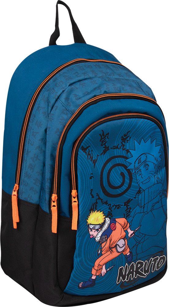 245640-EC Ruksak NARUTO plavi 3 zipa 32x44x20 cm P6