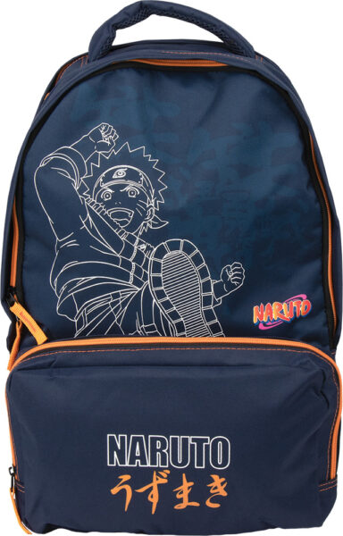 Ruksak 2 zipa Naruto tamno plavi Netto