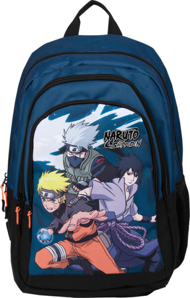 Ruksak 3 zipa Shippuden Naruto plava Netto
