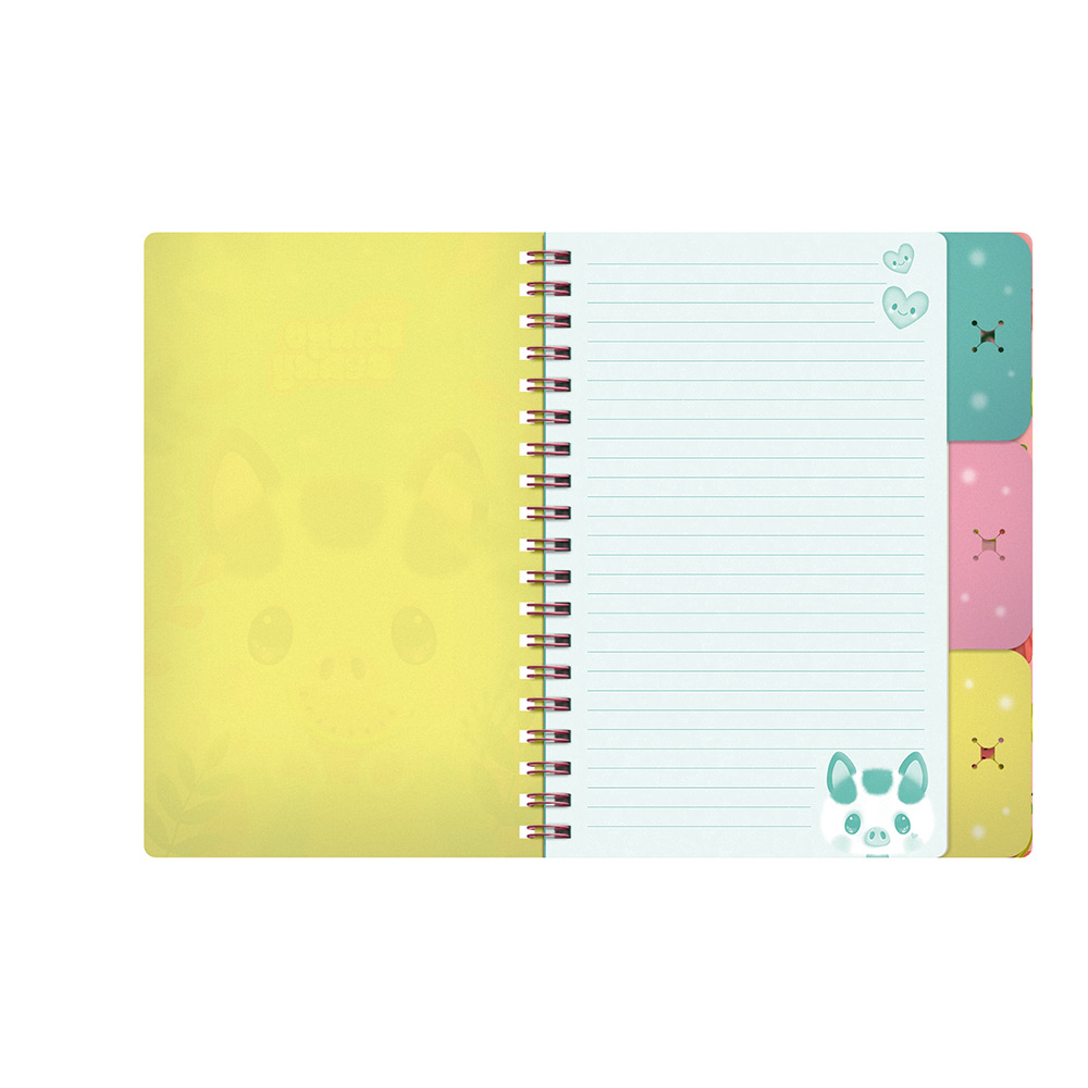 245778-EC Notes spiralni s razdjelnicima Bangoberry Piggy Pig 200 str. 25x20,5 P3