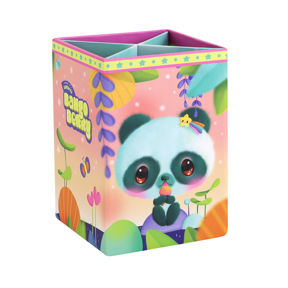 245787-EC Stalak za olovke kartonski Bangoberry Pally Panda & Piggy Pig sort P6