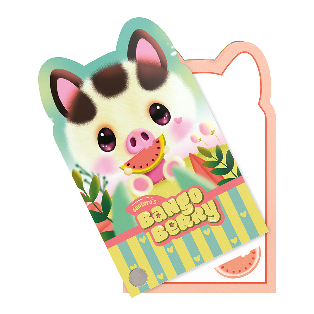 245796-EC Notes za bilješke Bangoberry Pally Panda & Piggy Pig 150 str. 7.4x12.3 sort P16