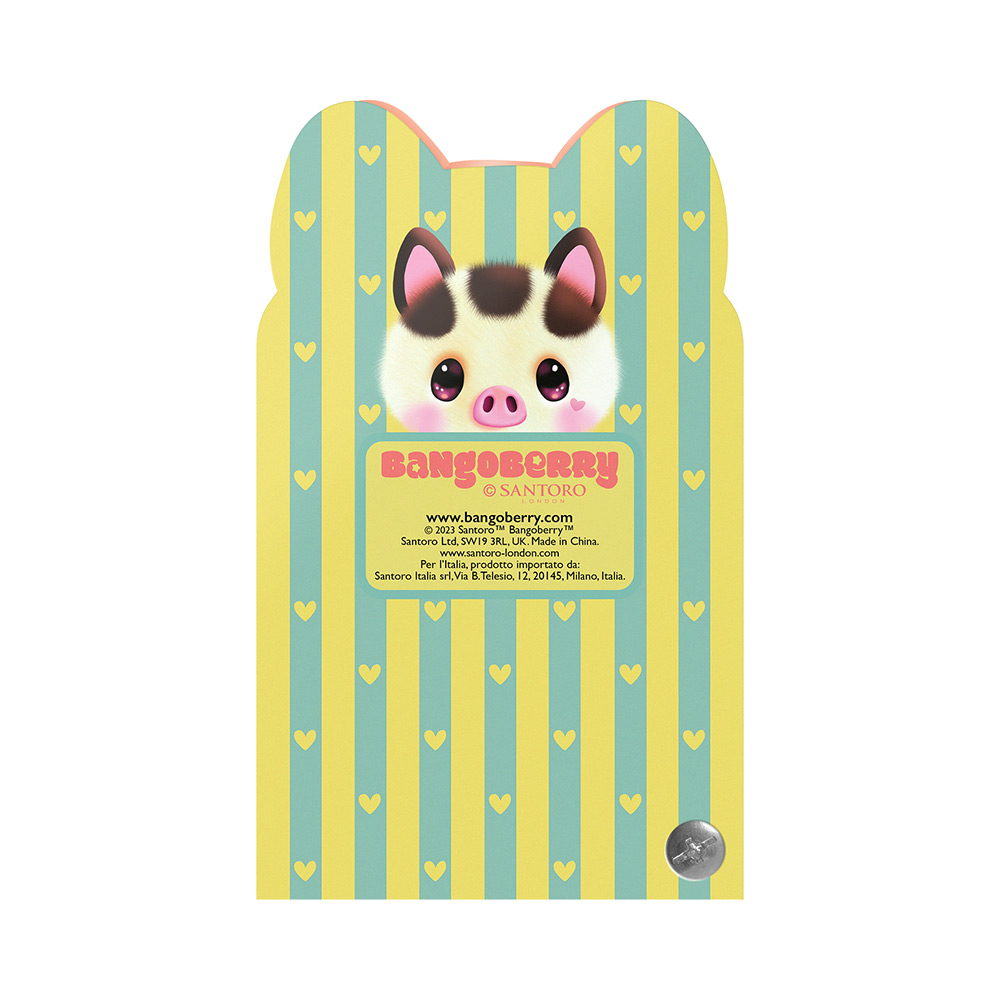 245796-EC Notes za bilješke Bangoberry Pally Panda & Piggy Pig 150 str. 7.4x12.3 sort P16