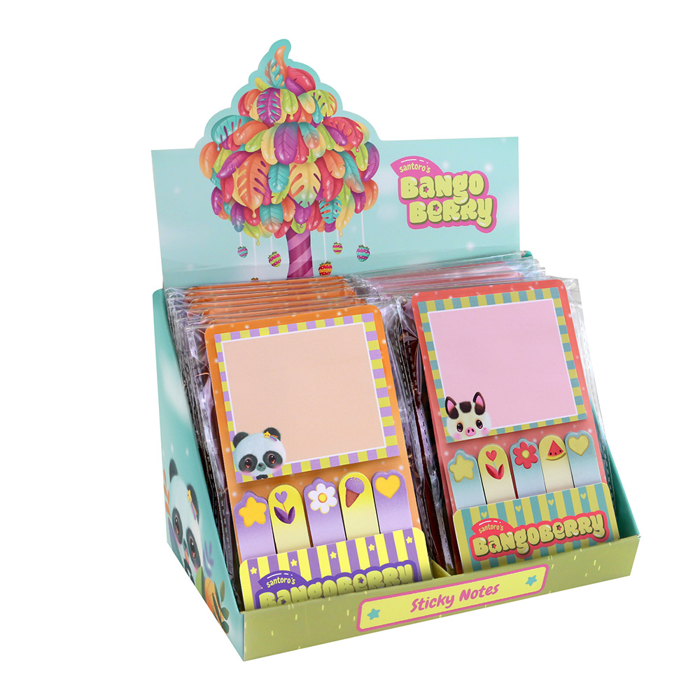 245797-EC Set memo post-it listići u boji Bangoberry Pally Panda & Piggy Pig sort P16