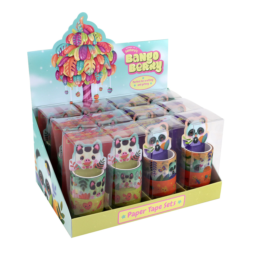 245799-EC Selotejp višebojni 3/1 Bangoberry Pally Panda & Piggy Pig sort P12