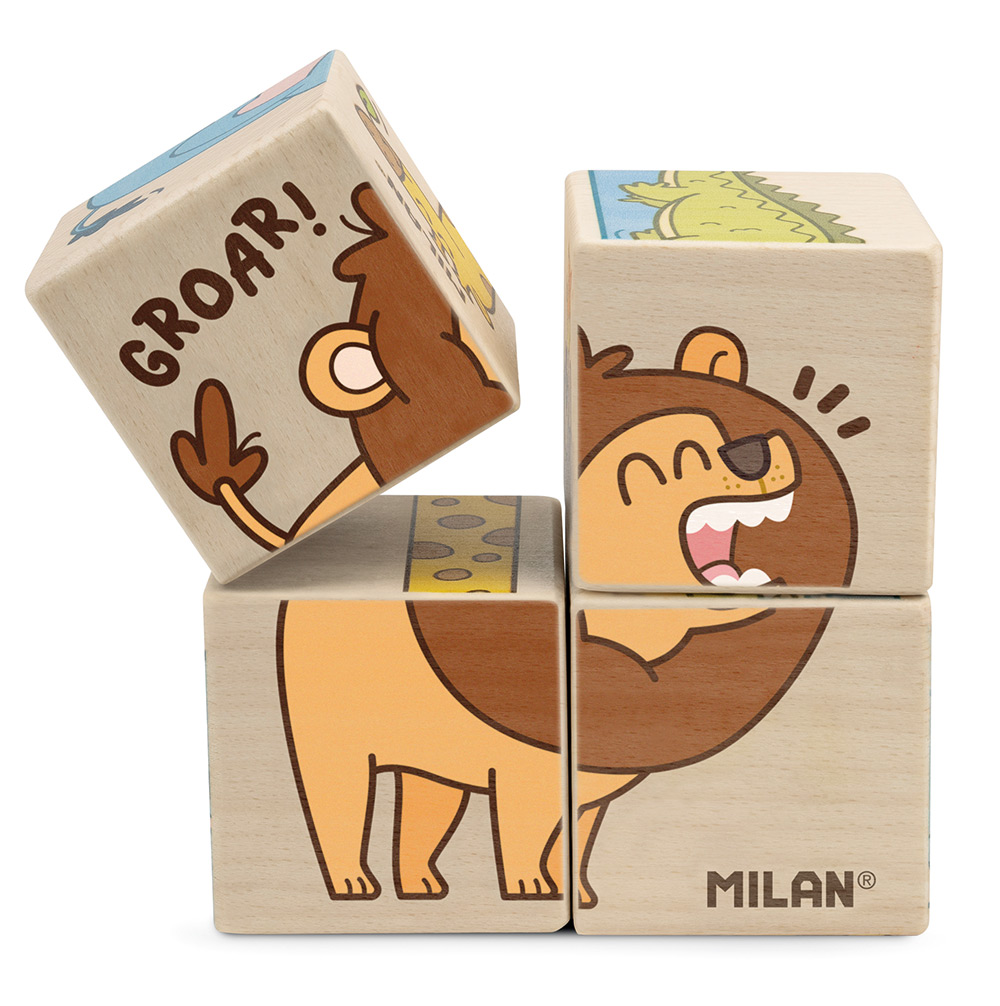 245829-EC Igra edukativna drvena slagalica MILAN WILD SAFARI P10