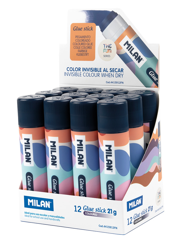 245831-EC Ljepilo u stiku 21g MILAN The Fun plavo display 12/1 P12/288