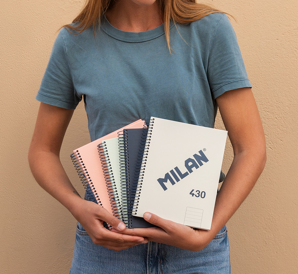 245852-EC Blok kolegij A5/D MILAN kolekcija 1918 plavi P3/18